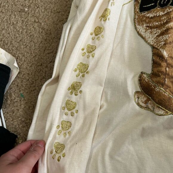 Vintage Homemade Crazy Cat Tshirt - Picture 6 of 8